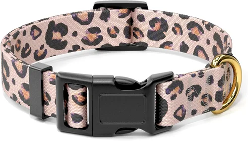 Vista 14 de Rnivvi Collar para perros pequeños, bonito collar resistente y ajustable para cachorros con hebilla de liberación rápida para machos, hembras