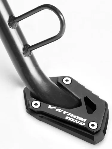 Vista 2 de Placa de soporte de extensión lateral de motocicleta compatible con SUZUKI V-strom 1050 1050XT 2020 2021 2022 Soporte de almohadilla de pie Vstrom
