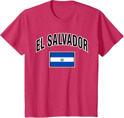 Vista 50 de Camiseta salvadoreña Orgullosa Bandera de El Salvador, Negro