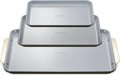 Vista 48 de Caraway Bandeja de cerámica antiadherente para hornear, revestimiento de cerámica naturalmente resbaladizo, no tóxico, libre de PTFE ni PFOA