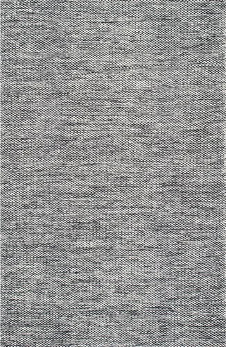 Vista 8 de nuLOOM Alessi - Alfombra decorativa de algodón sólido de granja, 2 x 3, color gris