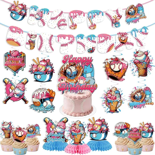 Vista 38 de 35 decoraciones de cumpleaños con texto en inglés "Isn't She Onederful", decoraciones de primer cumpleaños para niñas, fácil instalación, incluye