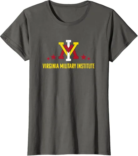 Vista 7 de Virginia Military Institute VMI Keydets Logo Camiseta, Negro