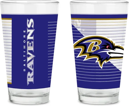 Vista 21 de Rico Industries NFL Football Main - Juego de 2 vasos clásicos de 16 onzas con logotipo impreso digitalmente, apto para lavavajillas NFL Football