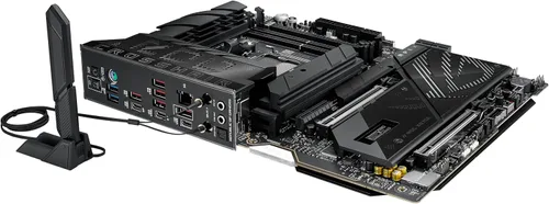 Vista 20 de ASUS ROG Crosshair X870E APEX AMD X870E AM5 ATX Placa Base, AI Avanzado Listo para PC, 18+2+2 Etapas, DDR5, Ventilador de Memoria ROG, Tarjeta ROG