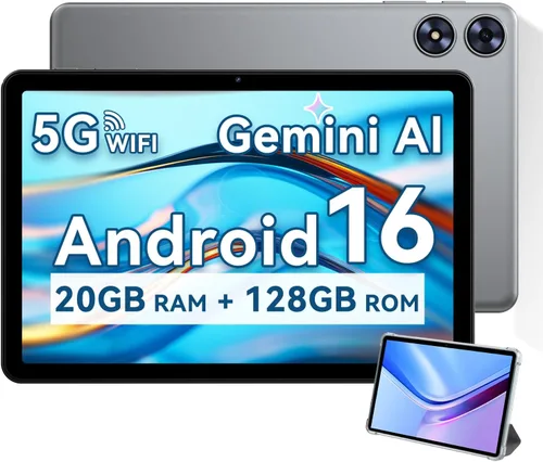 Vista 8 de SVITOO Tableta Android de 10 Pulgadas, Tableta Android 16 para Niños y Adultos, Octa-Core, 20GB RAM 128GB Almacenamiento Ampliable a 1TB, Cámaras