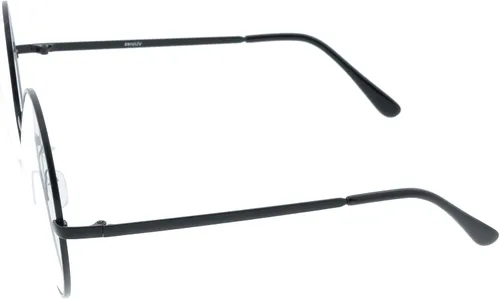 Vista 9 de zeroUV Gafas grandes de gran tamaño con marco de metal transparente y círculo redondo