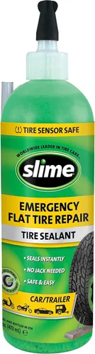 Vista 8 de Slime 10206 - Sellador de reparación de pinchazos de neumáticos planos, evita y repara, todos los neumáticos sin cámara fuera de carretera,