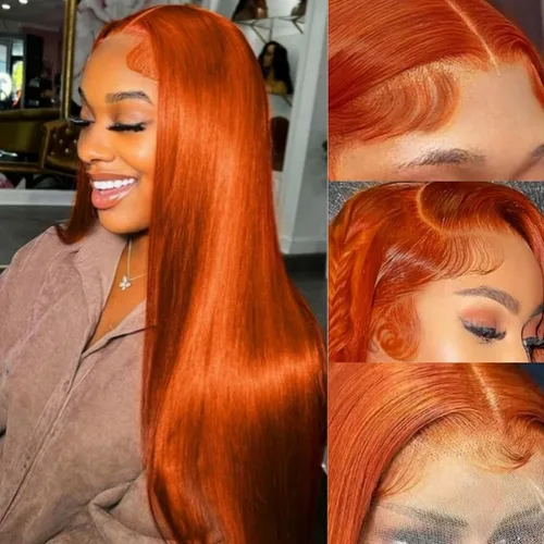 Vista 20 de Pelucas de cabello humano ondulado con encaje frontal de 13 x 4 HD, predepilada con Baby Hair, pelucas de cabello humano sin pegamento para mujeres