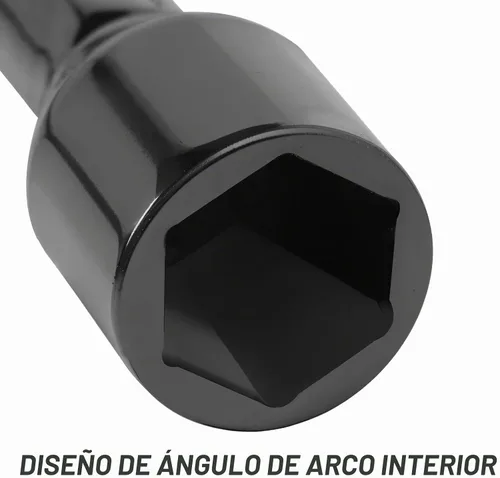 Vista 5 de [Usado] Torin Llave universal de hierro para neumáticos de servicio pesado de 16 pulgadas Llave de llanta de 4 vías