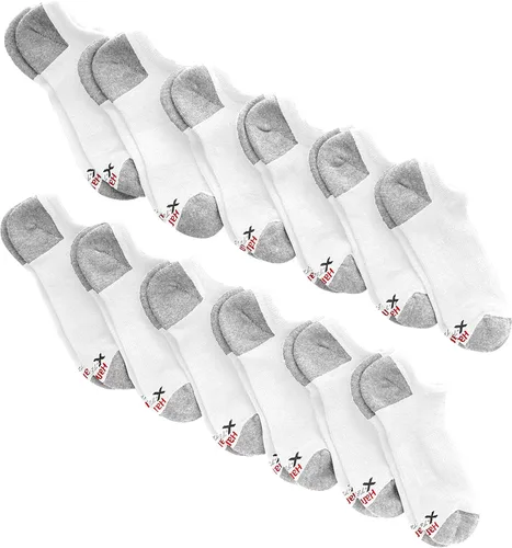 Vista 3 de Hanes Men's Socks, X-Temp Lightweight Socks, Low Cut and No Show, 12-Pack