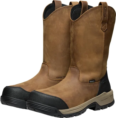 Vista 2 de KEEN Utility - Botas de trabajo con puntera compuesta para hombre, impermeables y de cuero duradero