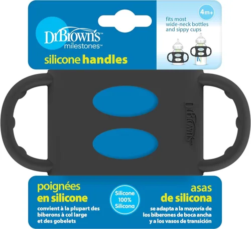 Vista 21 de Dr. Brown's - Funda para botella de vidrio de cuello ancho, color negro, 5 onzas, paquete de 1