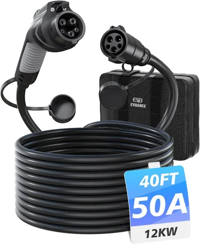 Vista 14 de Cable de extensión J1772, cable de extensión de cargador EV 32A, cable de carga de 21 pies para vehículo eléctrico de 110 V-240 V, compatible