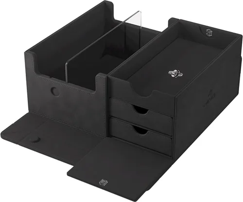 Vista 4 de Gamegenic Game's Lair 600+ - Caja de cartas convertible, almacenamiento de tarjetas de doble funda, con capacidad para hasta 600 tarjetas, protector