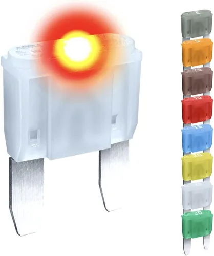 Vista 7 de CARAX Fusible Premium Mini Blade Smart Auto Glow Fusible Fácil Identificación (7.5A - 1pcs)