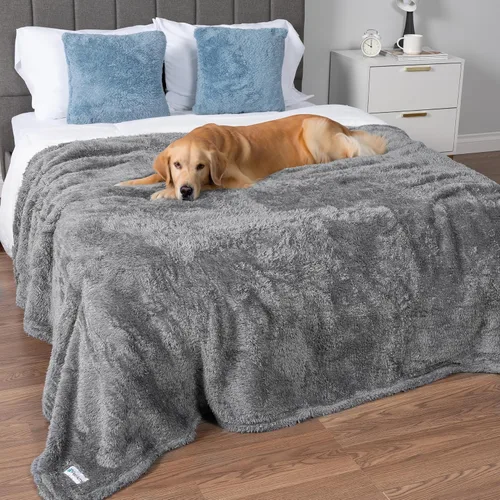 Vista 27 de PetAmi Manta de felpa suave para perros y gatos, pequeña de 24 x 32