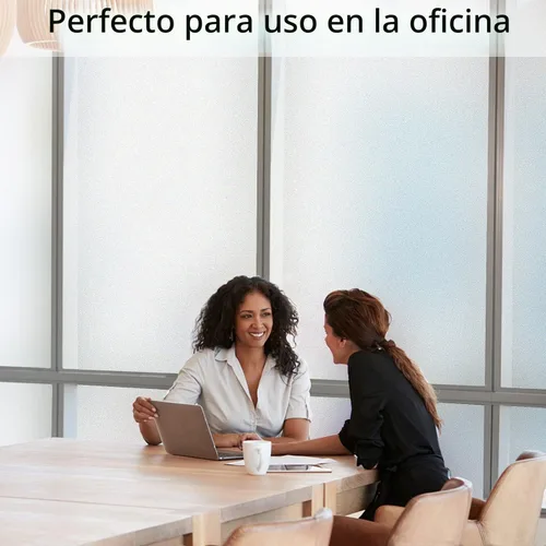 Vista 4 de HIDBEA Película Esmerilada de Privacidad para Ventanas, Control de Calor, Bloqueo UV, Adherencia Estática, No Adhesiva, Reutilizable, Cubiertas
