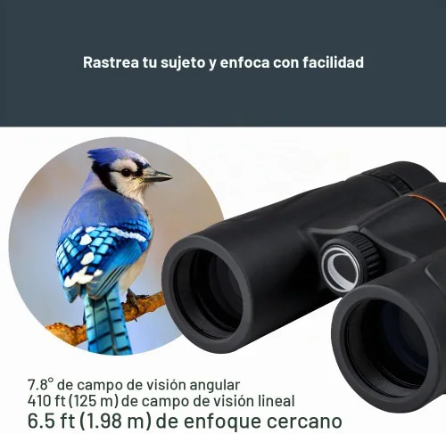 Vista 7 de Celestron TrailSeeker ED 8x32 ED - Prismáticos compactos de vidrio