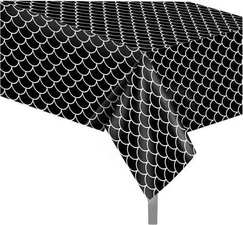 Vista 9 de 1 paquete de mantel de plástico con diseño de bandera americana del 4 de julio para fiesta, 54 x 87 pulgadas de largo, mantel rectangular para bufé