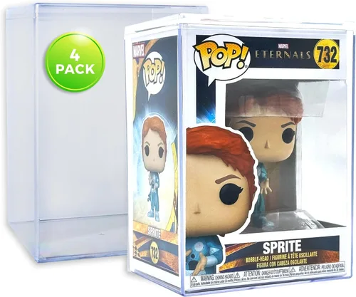 Vista 12 de 1 Estuche de protección de plástico duro transparente premium para figuras Funko Pop de 4 pulgadas, hecho en EE. UU., Estuches de exhibición