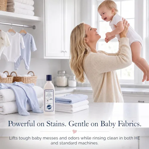Vista 6 de Noodle & Boo Baby Laundry Essentials - Detergente para ropa ultra seguro