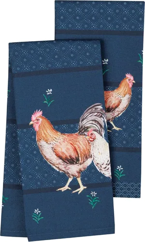 Vista 35 de Maison d' Hermine - Juego de 2 paños de cocina, multiusos, 100% de algodón, suave y absorbente, trapo de cocina, toalla de bar, Birdies On Wire