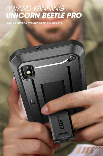 Vista 8 de SUPCASE Unicorn Beetle Pro Series - Funda diseñada para Samsung Galaxy A10e (versión 2019), funda resistente de cuerpo completo y función atril