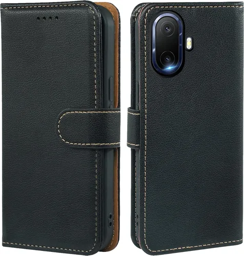 Vista 23 de Funda tipo cartera para Motorola Moto G Power 2026/2025, con bloqueo RFID, de piel sintética, para Moto G Power 2026, cierre magnético, tarjetero