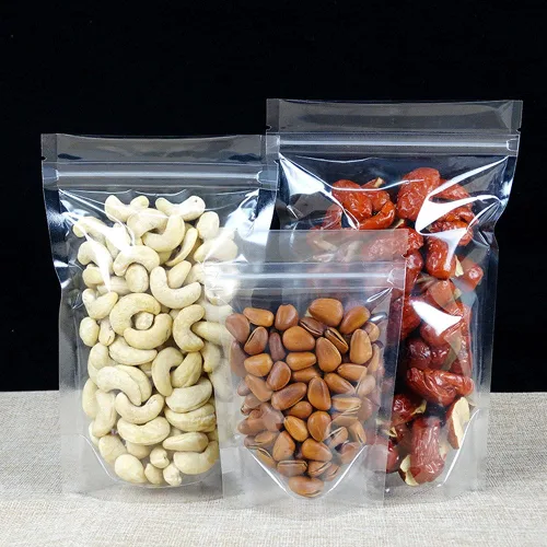 Vista 8 de PABCK Paquete de 100 bolsas de almacenamiento de alimentos con cremallera