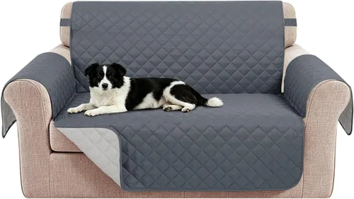 Vista 36 de Fundas para Silla Reclinable Reversibles Funda de Sofá para Mascotas Protector de Muebles Lazy Boy (Silla 23'', Beige/Beige)