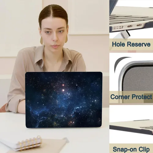 Vista 122 de Funda compatible con MacBook Air de 11 pulgadas 2015-2010 A1465 A1370, diseño impreso de plástico para laptop, carcasa protectora Air de 11.6