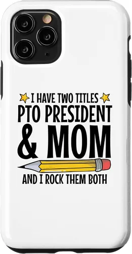 Vista 10 de iPhone XR Parent Teacher Organization PTO President Appreciation Case