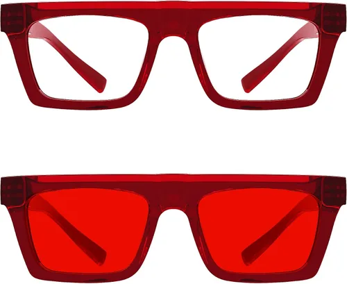 Vista 171 de Eyekepper Gafas de luz azul para hombre y mujer, paquete de 6 lentes Pilot Paquete de 6 color mezclado