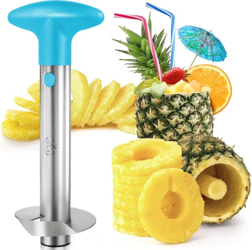 Vista 26 de Zulay Kitchen Herramienta Premium para Descorazonar Manzanas - Hojas Ultra Afiladas de Acero Inoxidable y Serradas para Descorazonar Fácilmente