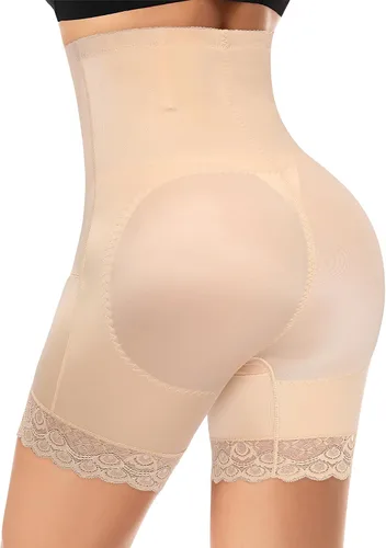 Vista 2 de Pantalones cortos moldeadores de cintura alta para mujer, adelgazantes, moldeadores de muslos, pantalones cortos para debajo de los vestidos