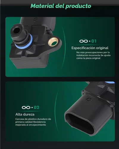 Vista 4 de SCITOO Sensor absoluto del colector de mapa compatible para Jeep Compass Patriot Grand Cherokee para Chrysler 200 300 para Dodge Avenger Viper