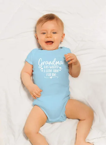 Vista 6 de CBTwear Disfraz divertido para bebé con texto en inglés "Grandma Has Waited a Long Time