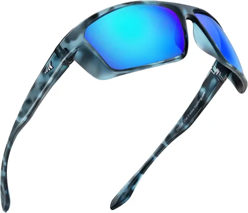 Vista 16 de KastKing Huzzah - Lentes de sol deportivos, polarizados y con protección ultravioleta, para hombres y mujeres, ideales para conducir, pescar, hacer