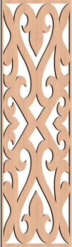 Vista 109 de Keene Paneles de pared decorativos de madera con calado, 9 3/8 pulgadas de ancho x 24 3/8 pulgadas de alto x 1/4 de alto, abedul Birch