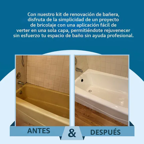 Vista 5 de Ekopel 2K - Juego de renovación de tina sin olor, 20 más gruesos para fregaderos y tinas, revestimiento que no se pela, acabado brillante
