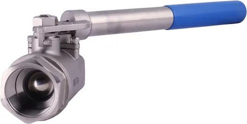 Vista 2 de ARITA Válvula de bola con mango "Deadman" de 1-1/2", acero inoxidable 304 Puerto completo 1500PSI para agua, petróleo y gas, NPT hembra