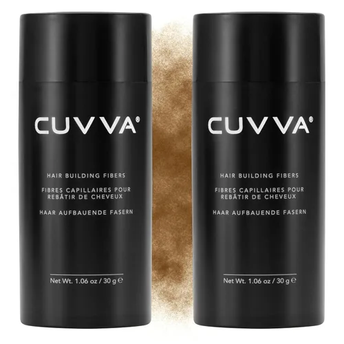 Vista 22 de CUVVA Fibras capilares para adelgazar el cabello, corrector de pérdida de cabello con queratina, cabello más grueso en 15 segundos, botella de 0.87