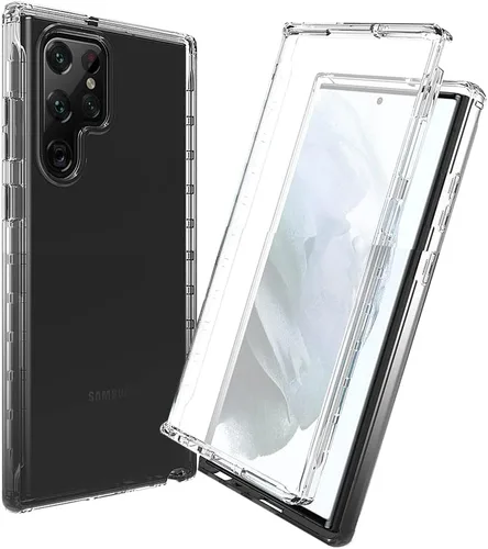 Vista 46 de Funda para Google Pixel 6A, funda a prueba de golpes con protector de pantalla para Google Pixel 6A 5G G1AZG GX7AS GB62Z GB17L, color negro