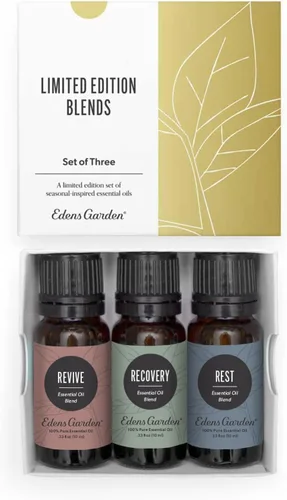 Vista 15 de Edens Garden Juego de 3 aceites esenciales para dolores y dolores, 100% puro, grado terapéutico, mezclas de aromaterapia sin diluir y naturales