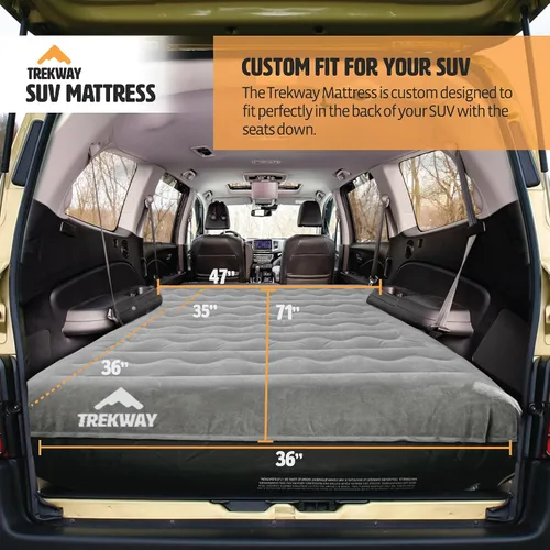 Vista 4 de Offroading Gear Colchón de aire inflable para SUV/Van con cámaras laterales – cama de camping para coche – para 4Runner, Outback, Forester