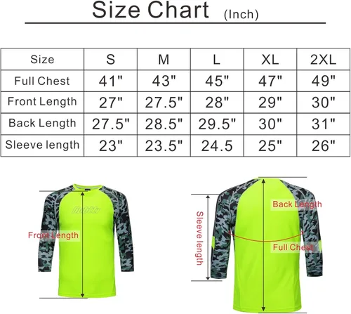 Vista 7 de bpbtti Camiseta de ciclismo de montaña para hombre, manga 34, Downhill MTB, ajuste holgado, camiseta de ciclismo UPF UPF50+, Gris