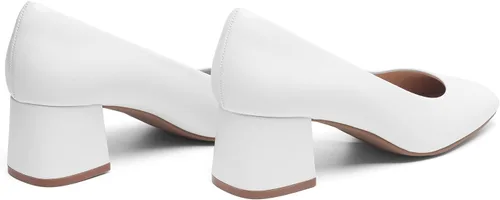 Vista 4 de DREAM PAIRS Zapatos de tacón bajo y grueso para mujer, zapatos de vestir cómodos sin cordones para boda, fiesta, oficina