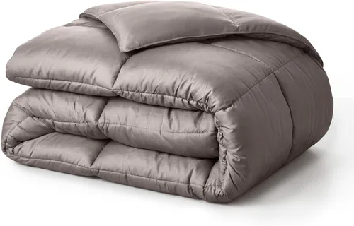 Vista 15 de Superior Edredón de microfibra cepillada sólida, ropa de cama alternativa al plumón, reversible, peso medio, esponjoso, decorativo, funda para Negro