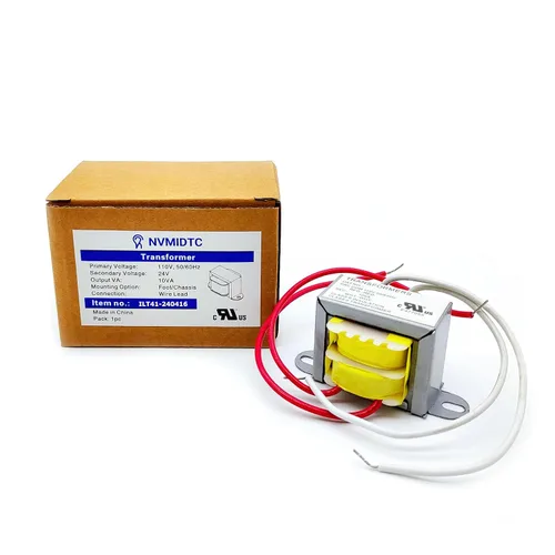 Vista 7 de Transformador de 24 V 10 VA, certificado UL (E477055) Transformadores de control reductor de 120 V a 24 V CA, 12% menos de calor para audio
